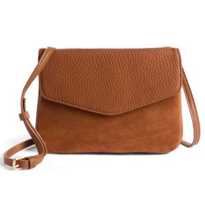 Moda Luxe Amelia Suede Detail Crossbody Bag